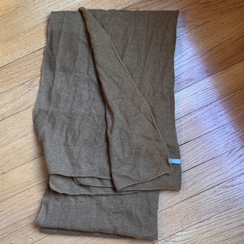 Nordstrom Cashmere Classic Tan Scarf